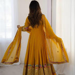Beautifull Wear Heavy Georgette Multy Embroidery Work Top