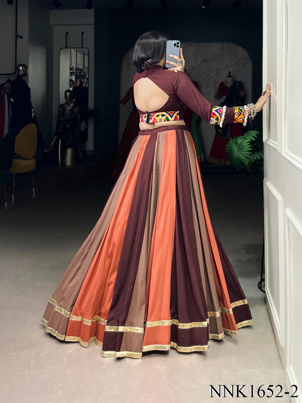 Pure Rayon Fabric With Embosses Design Lehenga
