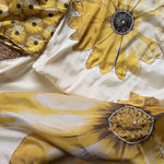 Yellow Color Crepe Satin Silk With Digital Print Work Saree