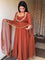 Fancy Handwork Gown Set with Latkan & Siqwans Dupatta