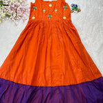 Elegant Moti Work Cotton Gown