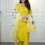 Premium Romn Silk With Hand Work Kurti