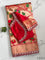 Red Color Banarasi Pattu Paithani Pallu Saree