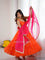 Orange Color Georgette Chiffon Sequins Work Gown
