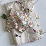 Pure Chanderi Cotton Fabric With Butterfly Work Saree