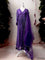 Purple Color Chanderi Silk With Sequience Work Gown