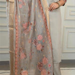 Premium Wear Roman Silk Embroidery Work Top Pent