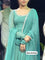 Sky Blue Color Heavy Faux Georgette Embroidery Work Anarkali