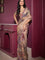 Pich Color Premium Georgette Embellished Work Saree