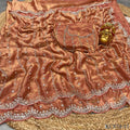 Space Silk With Original Beeds Work Saree