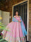 Pure Jimmy Organza Silk Digital Printed Work Gown