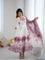 White Color Organza Silk Fancy Work gown
