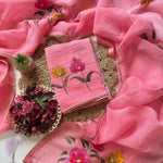 Premium Crunchy Crush Hand Work Saree