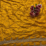 Pure Soft Fandy Silk With Daimond Khatli Work Saree