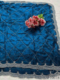 Pure Soft Fandy Silk With Daimond Khatli Work Saree