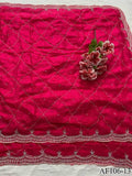 Pure Soft Fandy Silk With Daimond Khatli Work Saree