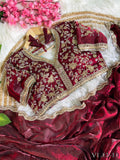 Pure Soft Fendy Silk With Hand Jharkhand Work Saree