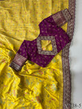 Pure Banarasi Silk With Weaving Flower Design Saree