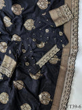 Pure Banarasi Fabric With Weaving Flower Work Saree