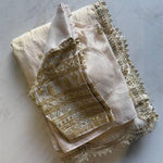 Tissue Silk With Embroidery Sequience Work Saree
