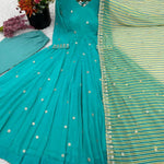 Beautifull Faux Georgette Embroidery Work Anarkali