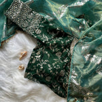 Golden Shaded Soft Fabric Wirh Hand Work Saree