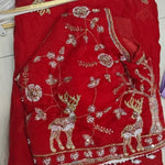 Very Soft Elegent Embroidery Work Saree