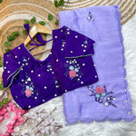 Very Soft And Beautifull Hand Work Saree