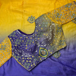 Beautifull Elegent Rich Look With Coding Embroidery Work Saree