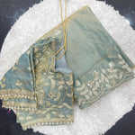 Beautifull Elegetn Rich Look With Coding Embroidery Work Saree