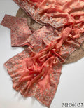 Beautifull Fandy Sattin Silk With Embroidery Work Saree