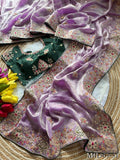 Most Viral Fandy Silk With Luxurious Shine Golden Embroidery Saree