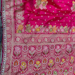 Beautiful Soft HO Silk Weaving Jacquard Embroidery Work Saree