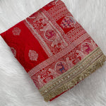 Beautiful Pure Soft HO Silk With Rich Jacquard Weaving Work Saree