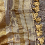Beautifull Premium Linen With Zari Pallu Work Saree