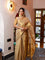 Beautifull Premium Linen With Zari Pallu Work Saree