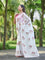 Beautifull Paper Silk With Floral Embroidery Work Saree