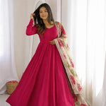 Pure Romansilk Chanderi Anarkali