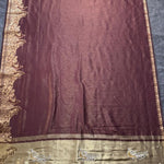 Pure Shimmer Tissue Handwork Saree