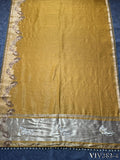 Pure Shimmer Tissue Handwork Saree