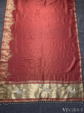 Pure Shimmer Tissue Handwork Saree