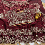 Beautifull Shade Space Silk With Zari Work Saree