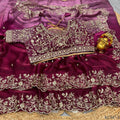 Beautifull Shade Space Silk With Zari Work Saree