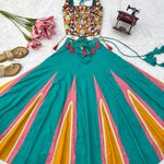 Navratri Special Reyon With Lagdi Patta Work Lehenga
