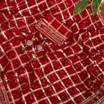 Pure Viscose Georgette Saree with 3mm Sequin Embroidery & Lace Work