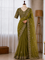 Two Tone Fandy Chiffon Embroidered Saree