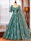 Salsa Silk Gown with Thread, Sequin & Stone Work