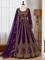 Havy Crunchi Silk With Embroidery Work Gown Lehenga