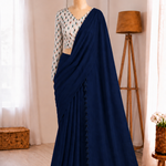 Pure Khadi Cotton Plain Saree