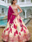 Chinon With Embroidery Codding Sequence Design Work Lehenga choli